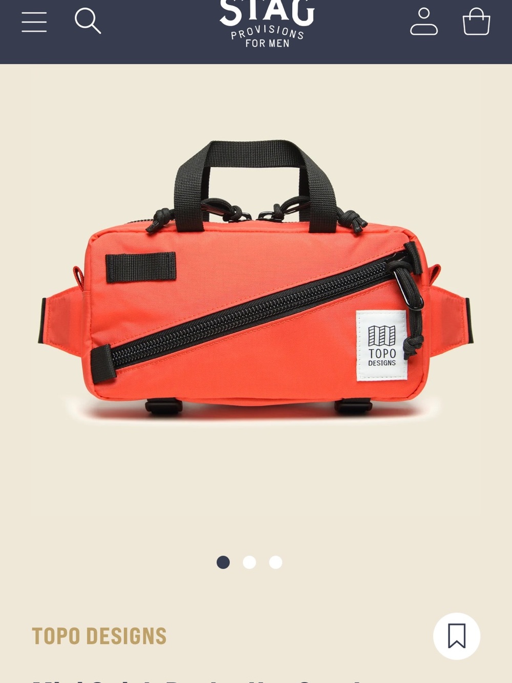 Topo Designs- Mini Quick Pack - Hot Coral